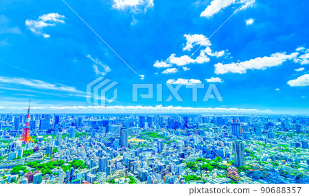 東京風光廣闊初夏 東京風光廣闊初夏 90688357