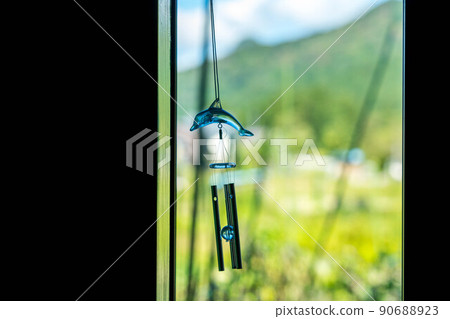 窗邊的海豚風鈴 窗邊的海豚風鈴 90688923