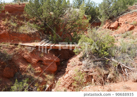 Amarillo, Texas Paro Duro State Park Bridge and Landscape Amarillo, Texas Paro Duro State Park Bridge and Landscape 90688935