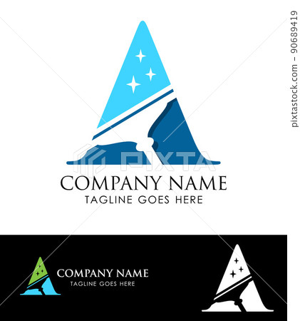 Cleaning Monogram Logo Letter A Cleaning Monogram Logo Letter A 90689419