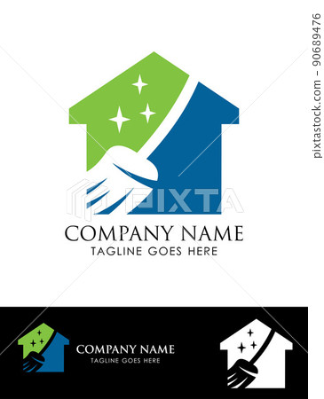 House Cleaning Logo Sign House Cleaning Logo Sign 90689476