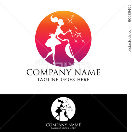 Housekeeper Maid Logo Sign Housekeeper Maid Logo Sign 90689493