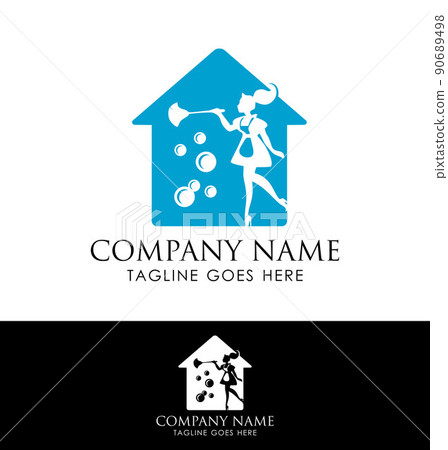 Housekeeper Maid Logo Sign Housekeeper Maid Logo Sign 90689498