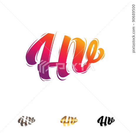 HV Monogram Abbreviation Logo Sign HV Monogram Abbreviation Logo Sign 90689500