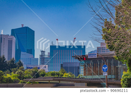 [東京都市風景] 首相官邸 90690211