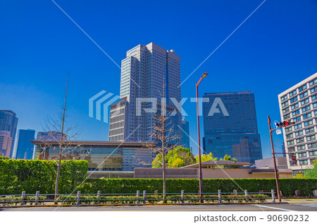 [東京都市風景] 首相官邸 90690232