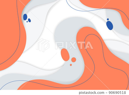 Abstract minimal colorful design of doodles style decorative artwork. Abstract minimal colorful design of doodles style decorative artwork. 90690518