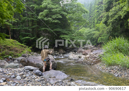 Fly fishing 90690617