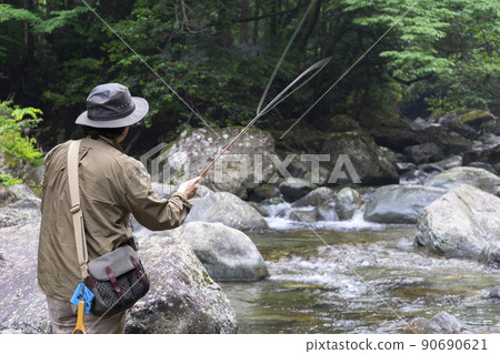 Fly fishing 90690621