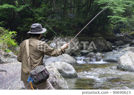 Fly fishing 90690623