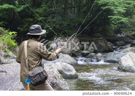 Fly fishing 90690624