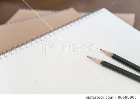 Sketchbook and pencil 90690903
