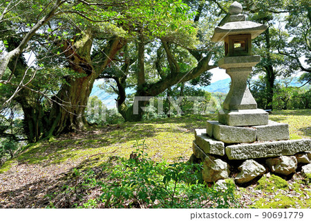 小濱市若狹國“能瀨山城”石牆和景觀 小濱市若狹國“能瀨山城”石牆和景觀 90691779