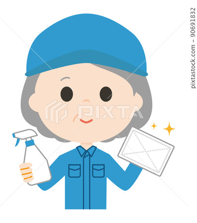 Cleaner woman Cleaner woman 90691832