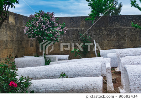 ancient Muslim cemetery in Derbent, Dagestan 90692434