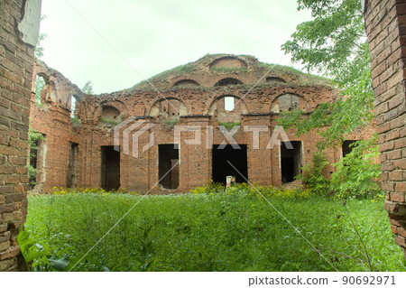 Majestic Ruins of stables and headquarters of hussars Majestic Ruins of stables and headquarters of hussars 90692971