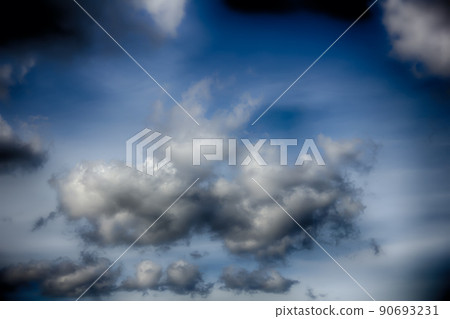 wonderful clouds against the warm sky wonderful clouds against the warm sky 90693231