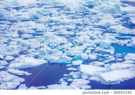 Northern sea ice background winter bright 90693240
