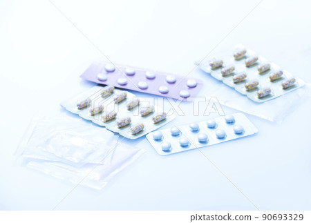 Various medicines, prescription drugs, image materials 90693329