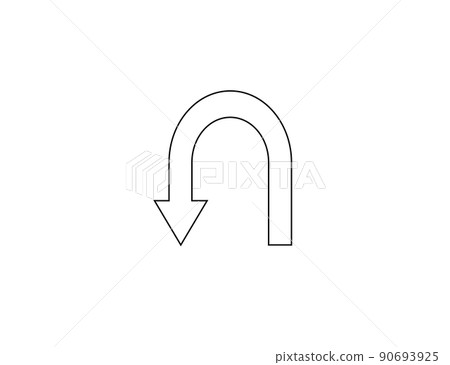 Arrow, direction, U Turn icon. Vector illustration. 90693925