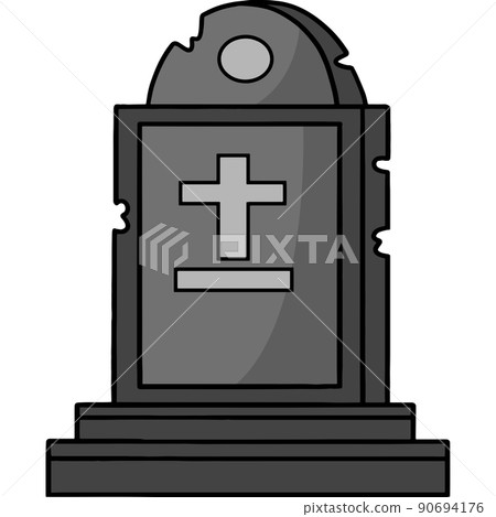 Grave Halloween Cartoon Colored Clipart Grave Halloween Cartoon Colored Clipart 90694176