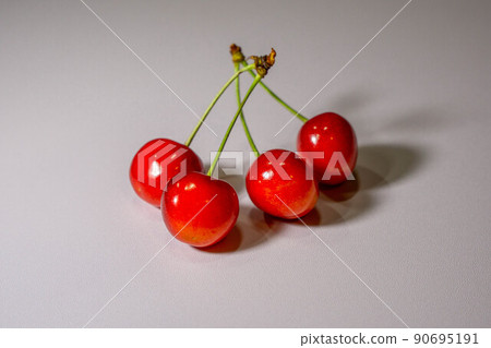 Red jewel cherries Red jewel cherries 90695191