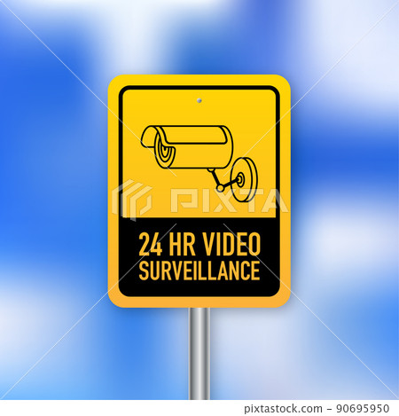 Security video, great design for any purposes. Isometric vector illustration. Security protection concept 90695950