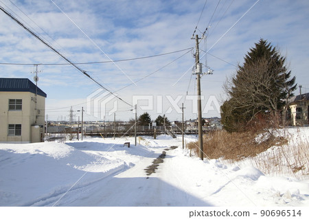 At Higashi-Nemuro Station on the Hanasaki Line (the easternmost station in Japan) 90696514