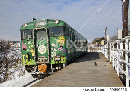 At Higashi-Nemuro Station on the Hanasaki Line (the easternmost station in Japan) 90696518