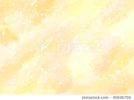 黃色水彩紋理 90696708