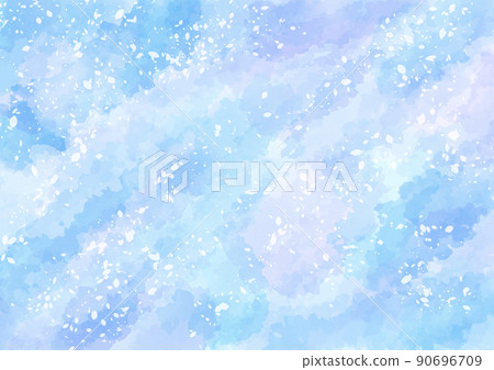 Light blue watercolor texture 90696709