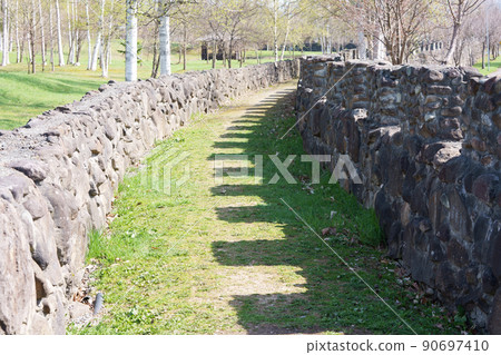 Great Wall of China in spring Hokkaido 90697410