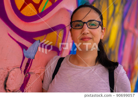 Portrait shot of a young Turkish woman Portrait shot of a young Turkish woman 90699057