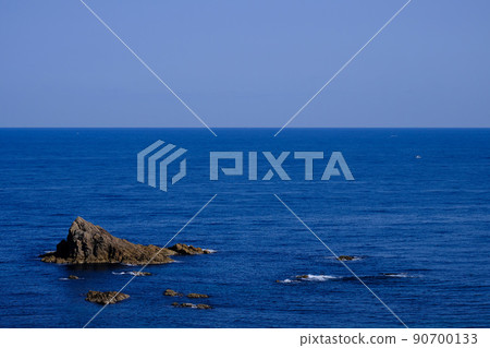 海岸風光、山陰海岸（鳥取縣） 90700133