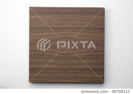 Square panel with white walls and baking boards that can be used for titles and synthetic materials 90700515