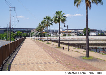 View of the promenade of the old Sakai port 90701003