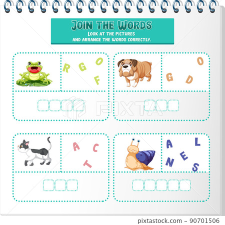 Arrange the letters in order with pictures Arrange the letters in order with pictures 90701506