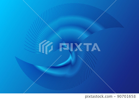 Indigo anamorphosis spiral line sword, anamorphosis sensation Kaiho background. 90701658