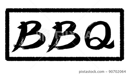 燒烤插圖畫筆字符 燒烤插圖畫筆字符 90702064