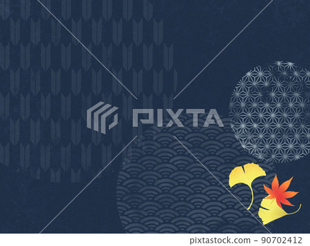 Japanese autumn background 90702412