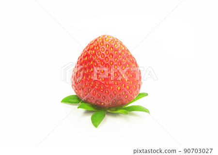 A strawberry isolated on a white background 90703027