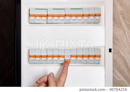 Switching on circuit breaker on panel board it has tripped due to overcurrent. Switching on circuit breaker on panel board it has tripped due to overcurrent. 90704259