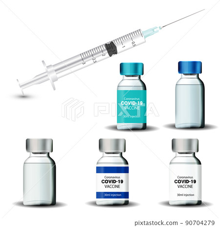 Vaccine corona prevention icon Vaccine corona prevention icon 90704279