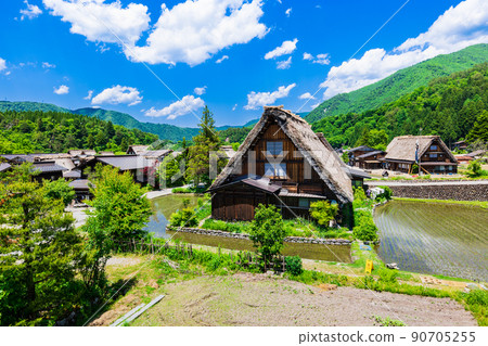 Original scenery of Japan World Heritage Shirakawa-go Original scenery of Japan World Heritage Shirakawa-go 90705255