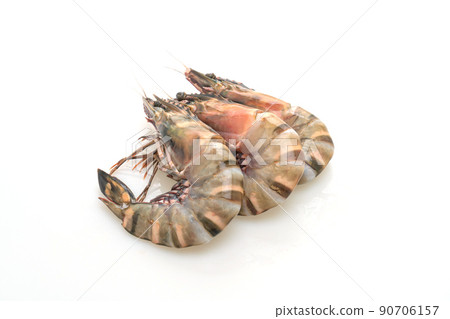 fresh tiger prawn or shrimp 90706157