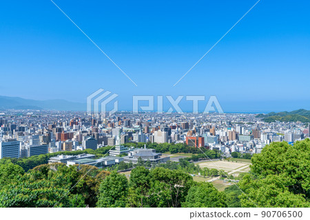 《Ehime Prefecture》 Matsuyama Castle ・ Scenery seen from Matsuyama Castle 《Ehime Prefecture》 Matsuyama Castle ・ Scenery seen from Matsuyama Castle 90706500