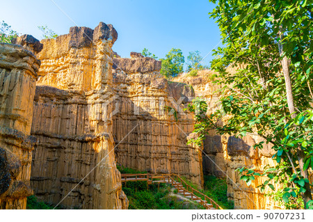 Pha Chor or the Grand Canyon Chiangmai in Mae Wang National Park, Chiang Mai, Thailand 90707231