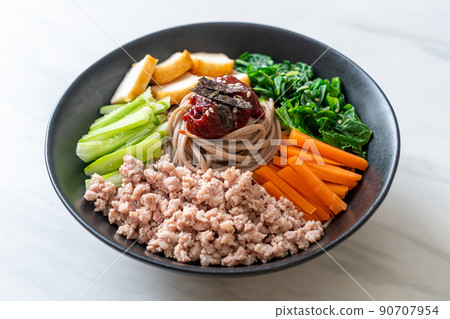 Korean spicy cold noodles 90707954