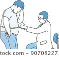 Obese man_examination Obese man_examination 90708227