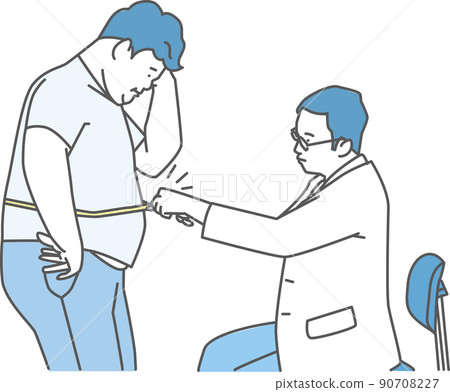 Obese man_examination Obese man_examination 90708227